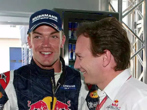 Robert Doornbos und Christian Horner Titel-Bild zur News: Robert Doornbos und Christian Horner