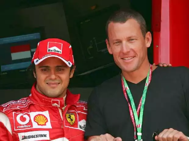 Felipe Massa und Lance Armstrong Titel-Bild zur News: Felipe Massa und Lance Armstrong
