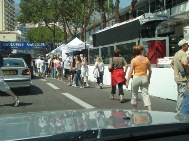 Fans in Monaco Fans in Monaco