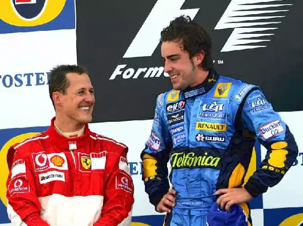Michael Schumacher und Fernando Alonso Titel-Bild zur News: Michael Schumacher und Fernando Alonso