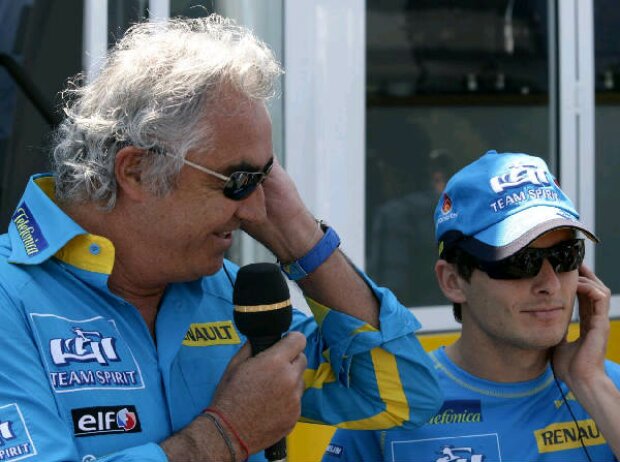 Flavio Briatore Giancarlo Fisichella Flavio Briatore Giancarlo Fisichella