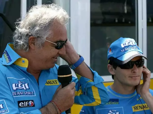 Flavio Briatore Giancarlo Fisichella Titel-Bild zur News: Flavio Briatore Giancarlo Fisichella