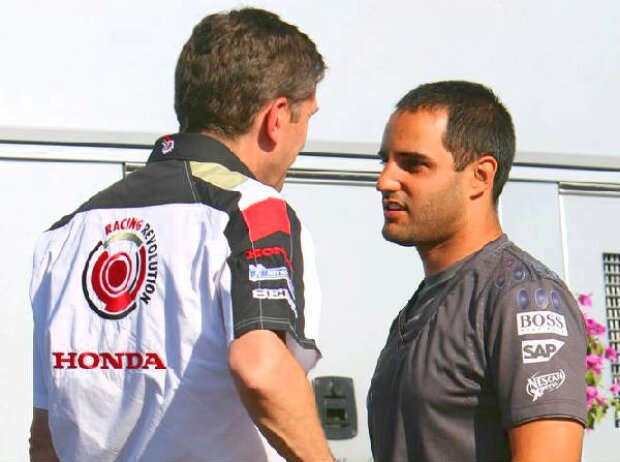 Nick Fry und Juan-Pablo Montoya Nick Fry und Juan-Pablo Montoya