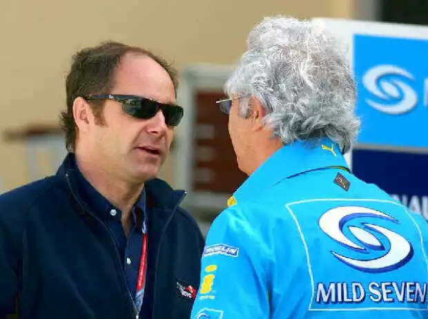 Gerhard Berger und Flavio Briatore Titel-Bild zur News: Gerhard Berger und Flavio Briatore