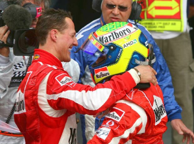 Michael Schumacher und Felipe Massa