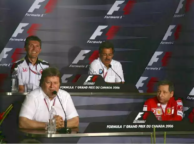 Nick Fry, Norbert Haug, Mario Theissen und Jean Todt Titel-Bild zur News: Nick Fry, Norbert Haug, Mario Theissen und Jean Todt