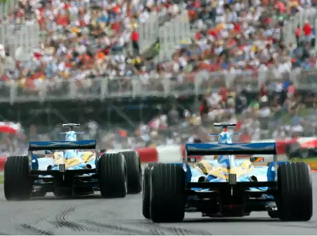 Giancarlo Fisichella vor Fernando Alonso Titel-Bild zur News: Giancarlo Fisichella vor Fernando Alonso