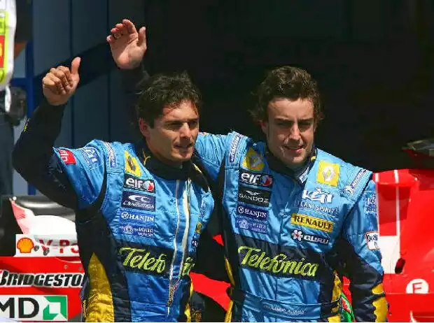 Giancarlo Fisichella und Fernando Alonso Titel-Bild zur News: Giancarlo Fisichella und Fernando Alonso