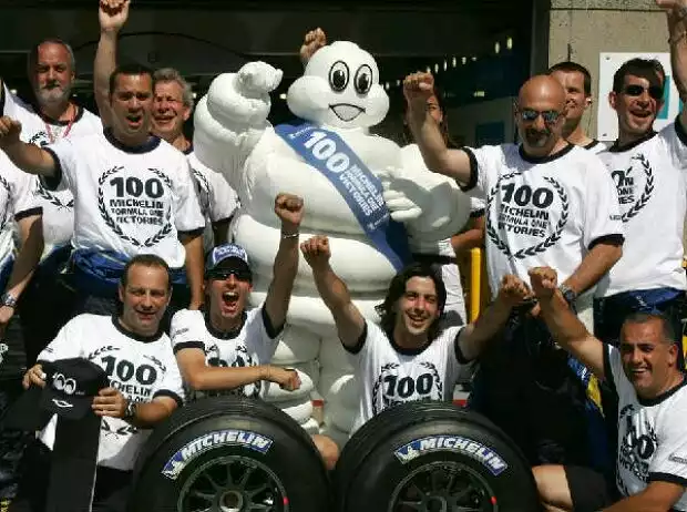 Michelin feiert den 100. Formel-1-Erfolg Titel-Bild zur News: Michelin feiert den 100. Formel-1-Erfolg
