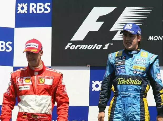 Michael Schumacher und Fernando Alonso Titel-Bild zur News: Michael Schumacher und Fernando Alonso