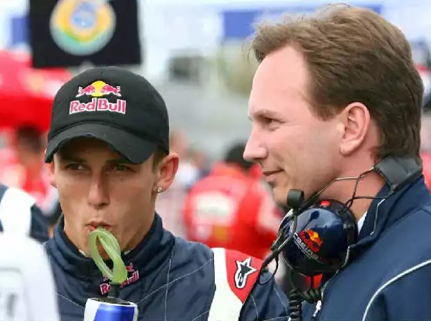 Titel-Bild zur News: Christian Klien und Christian Horner