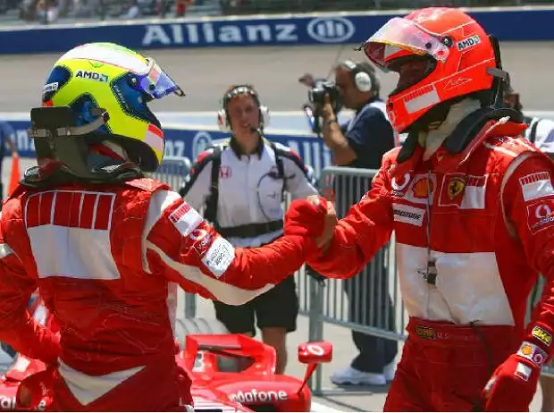 Felipe Massa und Michael Schumacher Titel-Bild zur News: Felipe Massa und Michael Schumacher