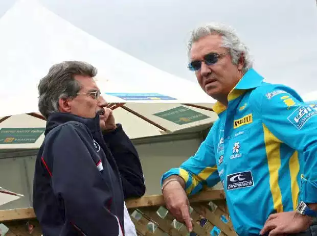 Mario Theissen und Flavio Briatore Titel-Bild zur News: Mario Theissen und Flavio Briatore