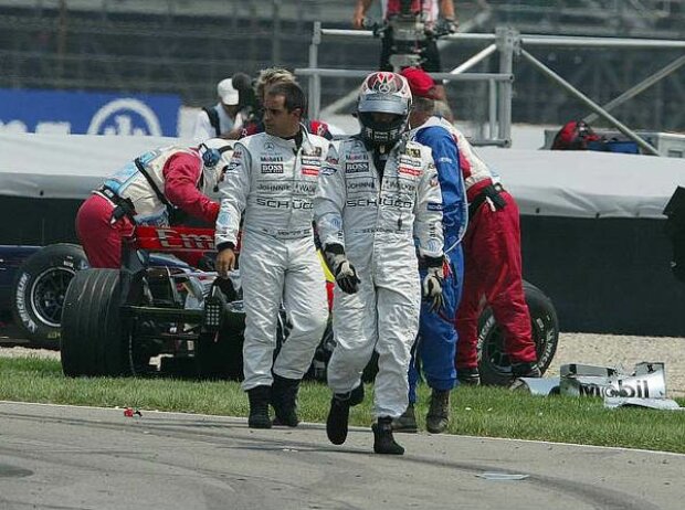 Juan-Pablo Montoya und Kimi Räikkönen Juan-Pablo Montoya und Kimi Räikkönen