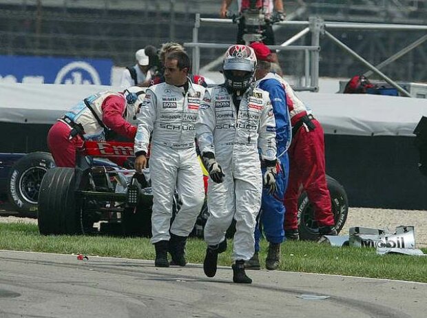 Juan-Pablo Montoya und Kimi Räikkönen