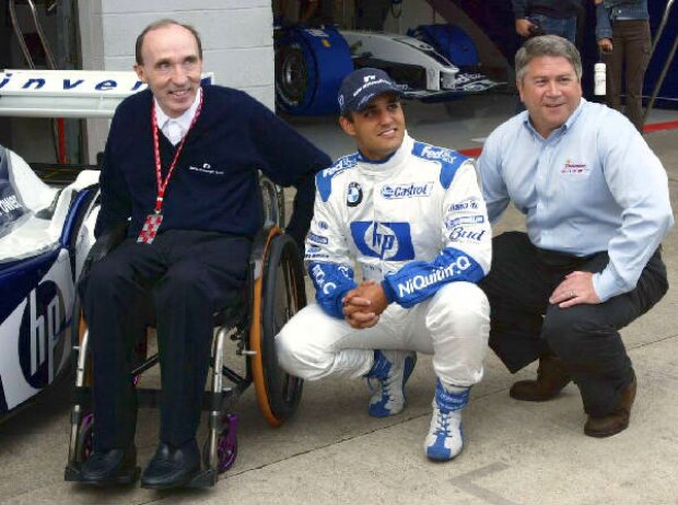 Frank Williams, Juan-Pablo Montoya und Tony Ponturo