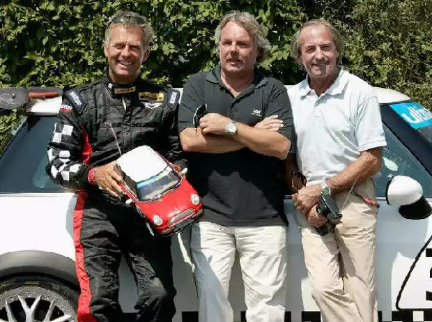 Christian Danner, Keke Rosberg und Jacques Laffite Titel-Bild zur News: Christian Danner, Keke Rosberg und Jacques Laffite