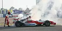 Bild zum Inhalt: Jerez: Honda an der Spitze - Toyota in Flammen