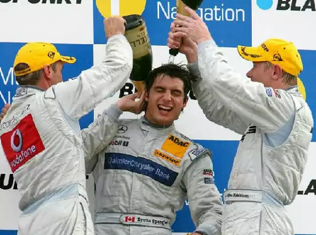 Bernd Schneider, Bruno Spengler und Mika Häkkinen Titel-Bild zur News: Bernd Schneider, Bruno Spengler und Mika Häkkinen