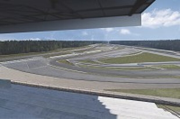 Blick von der neuen Mercedes-Tribüne Blick von der neuen Mercedes-Tribüne