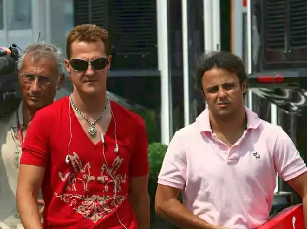 Michael Schumacher und Felipe Massa Titel-Bild zur News: Michael Schumacher und Felipe Massa