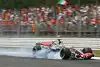 Bild zum Inhalt: McLaren-Mercedes mit Start ins Heimrennen zufrieden