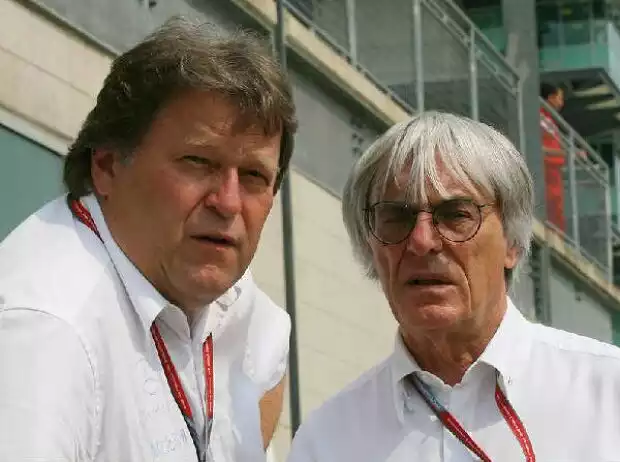 Norbert Haug und Bernie Ecclestone Titel-Bild zur News: Norbert Haug und Bernie Ecclestone
