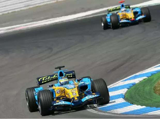 Fernando Alonso Giancarlo Fisichella Titel-Bild zur News: Fernando Alonso Giancarlo Fisichella