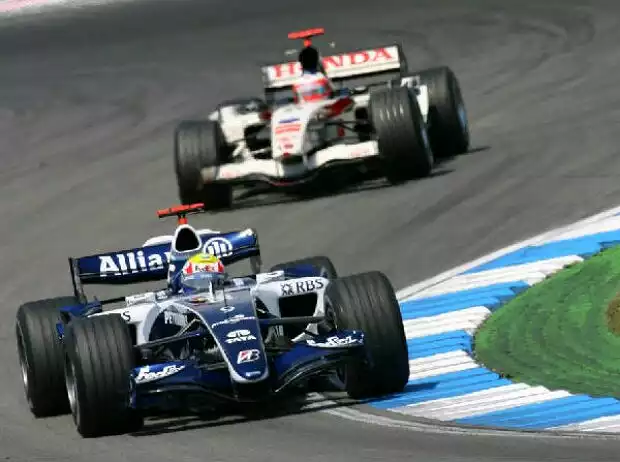 Rubens Barrichello Mark Webber Titel-Bild zur News: Rubens Barrichello Mark Webber
