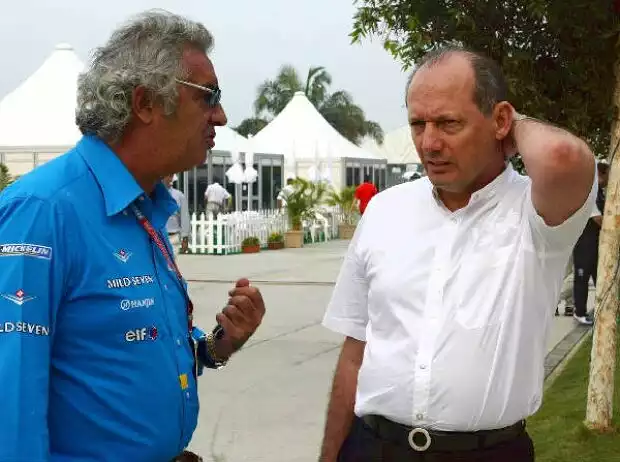 Titel-Bild zur News: Flavio Briatore und Ron Dennis