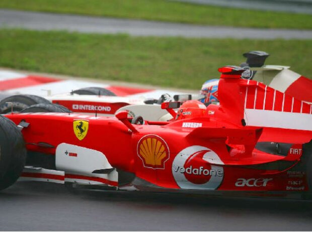 Michael Schumacher und Jenson Button Michael Schumacher und Jenson Button