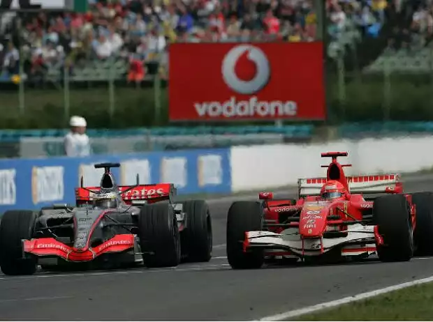 Michael Schumacher Pedro de la Rosa Titel-Bild zur News: Michael Schumacher Pedro de la Rosa