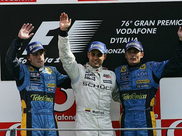 Podium in Italien 2005