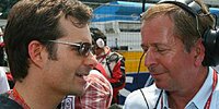 Jeff Gordon mit Martin Brundle