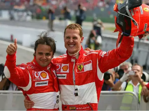 Felipe Massa und Michael Schumacher Titel-Bild zur News: Felipe Massa und Michael Schumacher