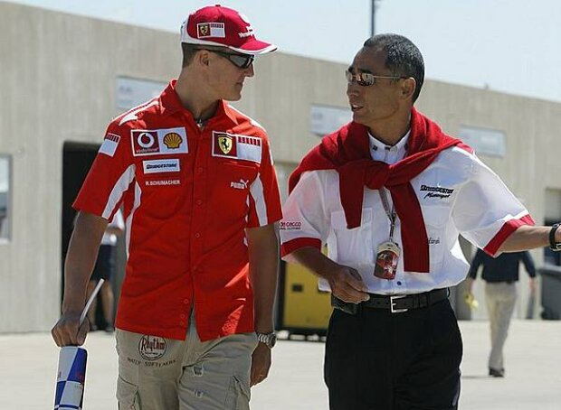 Titel-Bild zur News: Schumacher und Hiroshi Yasukawa