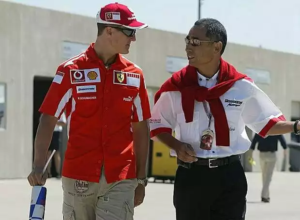 Schumacher und Hiroshi Yasukawa Titel-Bild zur News: Schumacher und Hiroshi Yasukawa