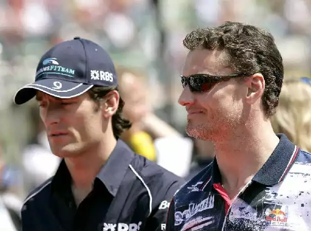 David Coulthard Mark Webber Titel-Bild zur News: David Coulthard Mark Webber