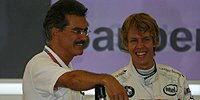 Mario Theissen mit Sebastian Vettel