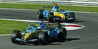 Giancarlo Fisichella und Fernando Alonso