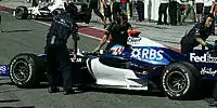 Bild zum Inhalt: Reifen- und Aerodynamiktests bei Williams