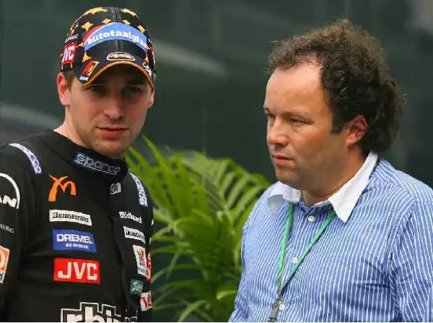 Christijan Albers mit Manager Lodewijk Varossieau Titel-Bild zur News: Christijan Albers mit Manager Lodewijk Varossieau