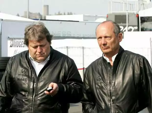 Norbert Haug und Ron Dennis Titel-Bild zur News: Norbert Haug und Ron Dennis