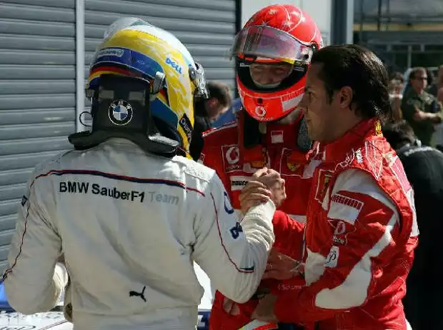Michael Schumacher, Nick Heidfeld und Felipe Massa Titel-Bild zur News: Michael Schumacher, Nick Heidfeld und Felipe Massa