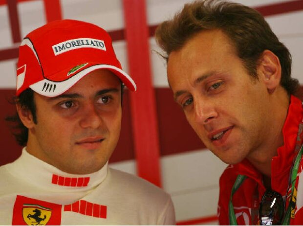 Titel-Bild zur News: Felipe Massa mit Luca Badoer