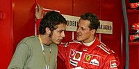 Valentino Rossi und Michael Schumacher