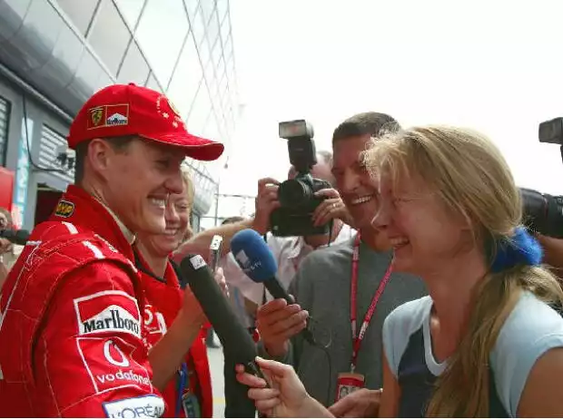 Michael Schumacher und Inga Stracke Titel-Bild zur News: Michael Schumacher und Inga Stracke