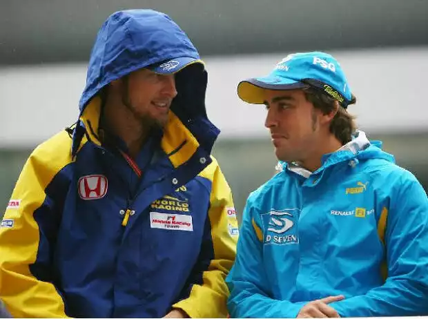 Fernando Alonso Jenson Button Titel-Bild zur News: Fernando Alonso Jenson Button