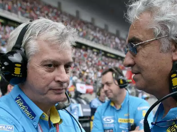 Pat Symonds und Flavio Briatore Titel-Bild zur News: Pat Symonds und Flavio Briatore