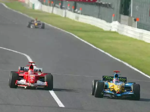 Titel-Bild zur News: Michael Schumacher und Fernando Alonso